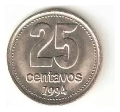 Moneda 25 Centavos De 1994
