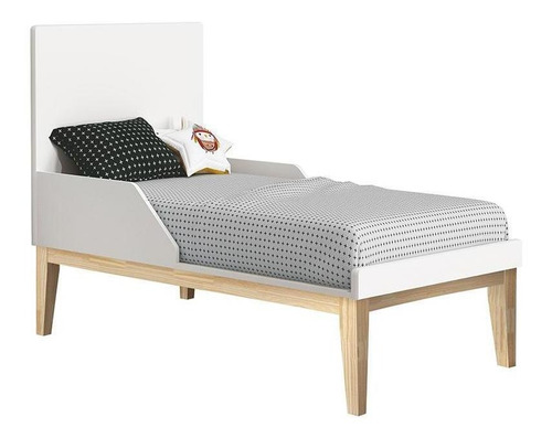 Quarto De Bebê Classic 2 Portas Com Colchão Branco Pés
