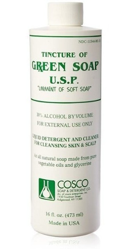 Imagen 3 de 3 de Green Soap Jabon Microblading Tattoo Tatuaje Piercing 473ml