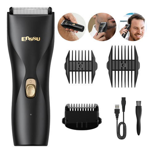 All-in® Barbeador Eletrico Aparador De Pelos Barba Homen Aparelho de barbear Shaver a prova da agua Cabelos Presente