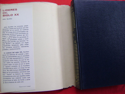 Lideres Del Siglo 20. Trotsky, Laval, Blum - John Gunther (Usado)