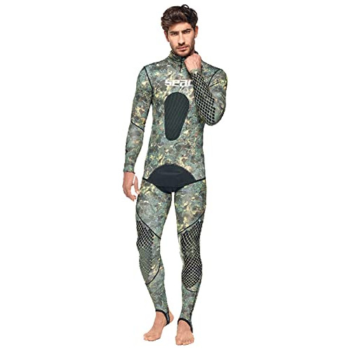 Traje De Buceo De Camuflaje Pirana De Lycra De Dos Piez...