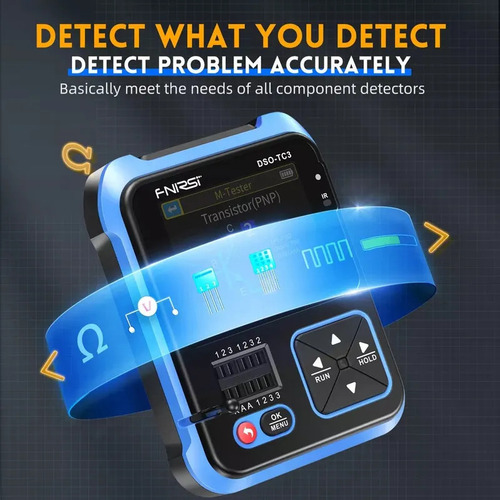 Probador De Transistores De Osciloscopio De Señal Digital