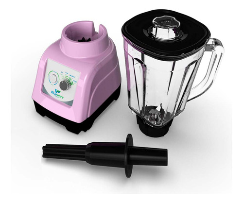 Licuadora Blueware Bw6-75-gl-p 2l Vaso Vidrio 750w Rosa