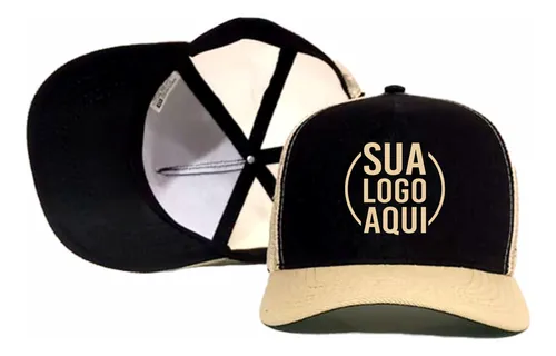 comprar Kit 2 Bonés Personalizado Com Sua Logo Telinha Aba Curva