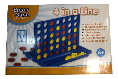 Toyspro 4 En LĂnea - Juego De Mesa Destreza (Usado)