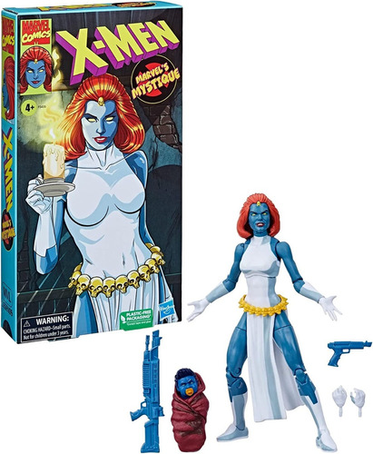 Figura Mystique X Men Comic Classic Animated Marvel Legends