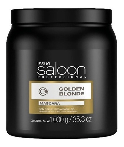 Mascara Capilar Golden Blonde Issue Saloon Rubio Calido 1kg
