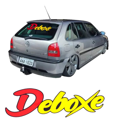 Adesivo Deboxe Carro Rebaixado Som Automotivo 90x32cm