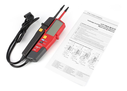 Probador Voltaje Y Continuidad Uni-t Ut18d Lcd Mimall