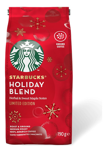 Café Starbucks Medium Holiday Blend Universo Binario