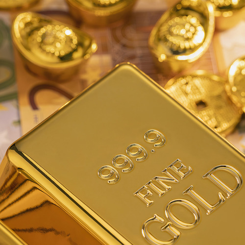 5 Peças De Simulação De Barras De Ouro, Tijolos De Ouro Fals
