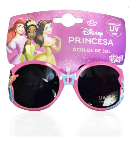 Óculos De Sol Escuro Princesas Rosa Toyng