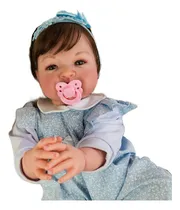 Comprar Boneca Reborn Fax Xixi Com Mamadeira Chupeta E Fralda