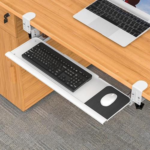 Bandeja Para Teclado Debajo Del Escritorio Con Deslizador