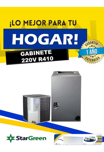 Split Gabinete 5 Toneladas R410 220v 