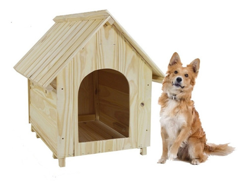 Casa De Cachorro Madeira Pinus Pet Número 6 Mais Dog