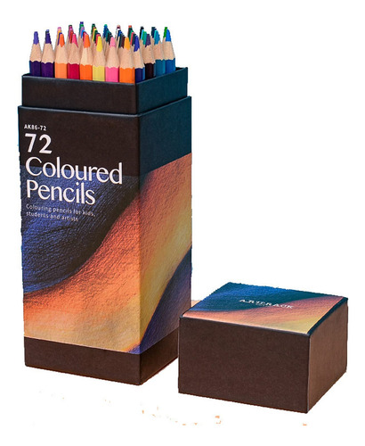 Muousco Lapiz Color Para Dibujar Juego 72 Plomo Madera Al
