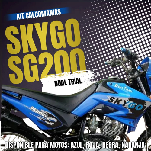 Calcomanias Skygo Sg200 Dual Trial Modelo Original (copia)