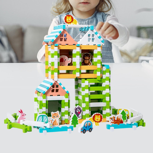 Juego De Bloques De Construcción De Madera, Desarrollo De