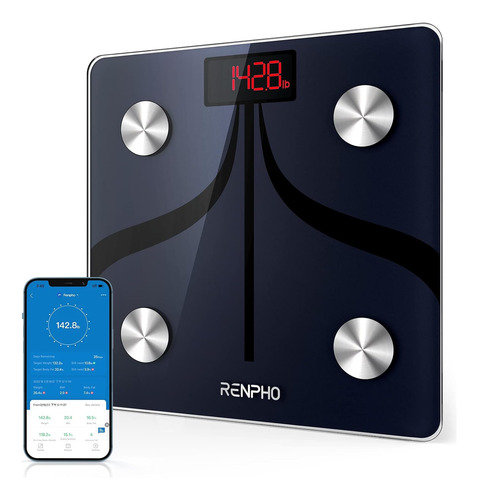 Renpho Báscula De Grasa Corporal Bluetooth Bmi Inteligente B