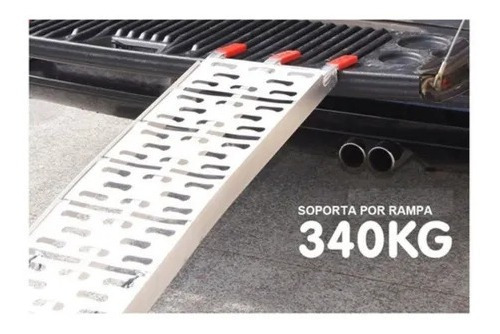 Imagen 3 de 6 de Par De Rampas Para Moto/cuatri/bici De Aluminio X2