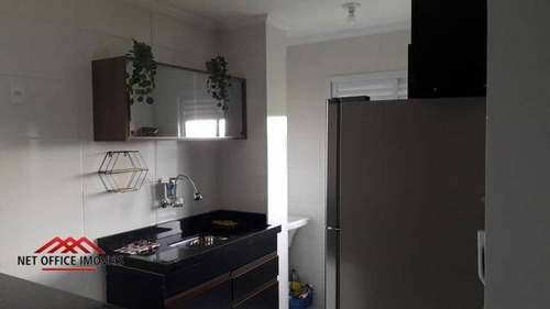 Imagem 3 de 6 de Apartamento Com 2 Dormitórios Para Alugar, 48 M² Por R$ 900,00/mês - Jardim São José Leste - São José Dos Campos/sp - Ap2251