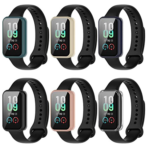 Funda Compatible Amazfit Band 7, Protector De Pantalla ...