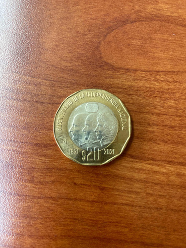 Moneda $20 Bicentenario De La Independencia Nacional