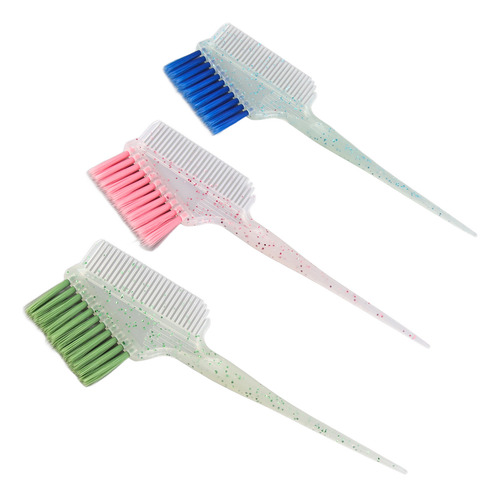 Cepillo Para Resaltar El Cabello, 3 Piezas, Peine De Doble C