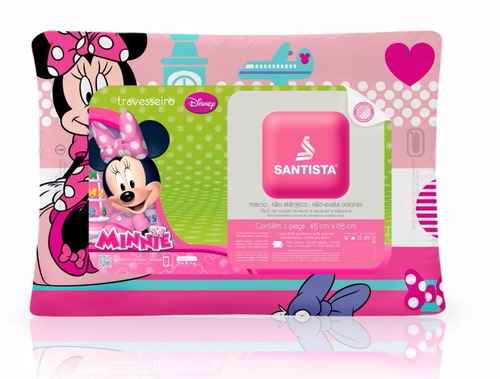 Travesseiro Disney Minnie Lovely - Santista