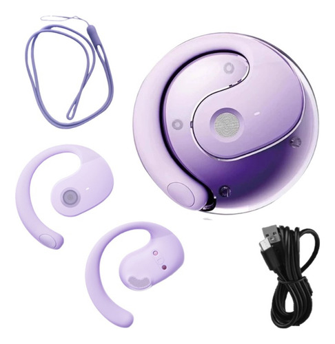 Esférica Ows-jm13 Audífonos Inalámbricos Bluetooth5.3púrpura