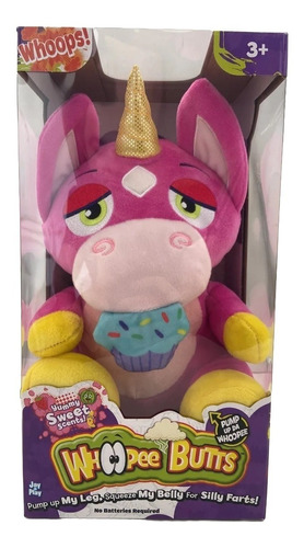 Peluche Whoopee Butts Unicornio Pedorro Con Olor A Cupcake