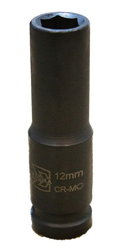 Imagem 1 de 4 de Soquete De Impacto Cr-mo 1/2 Longo 12mm