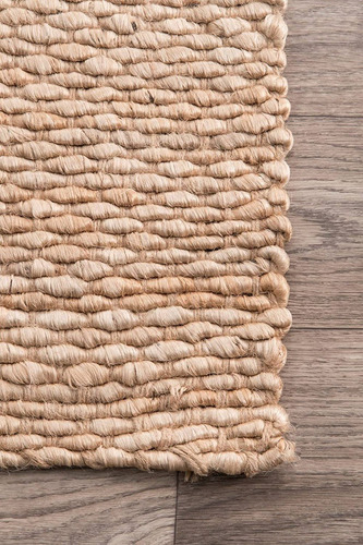 Alfombra Nuloom Tejida De Yute Natural De 60 X 90 Cms