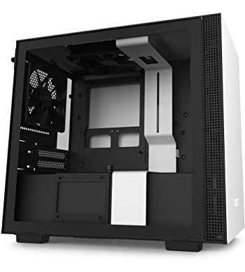 Nzxt - Gabinete Para Ordenador De Juegos, Blanco / Negro