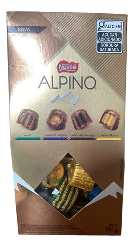 Kit Alpino Recheado 4 Sabores - 195g