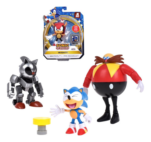 Figura Sonic Articulado 10 Cm Con Accesorios