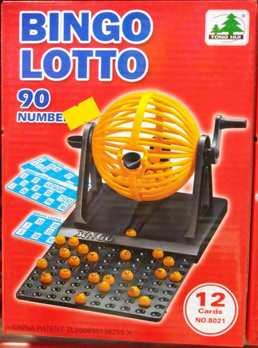Bingo Lotto Tombola Juego De Mesa Envio Gratis