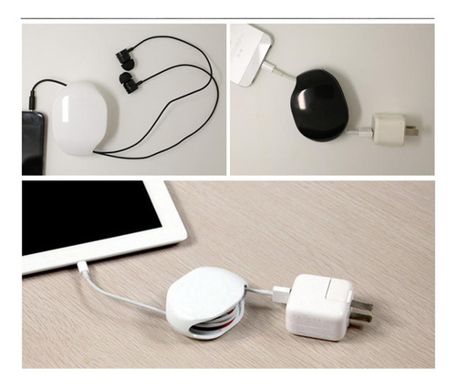 2x Auto Cable De Auriculares Organizador De Cables