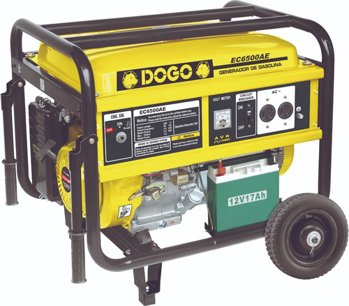 Generador nafta 220v-ec6500-4t-a/elect.-5.5kva Dogo Mm