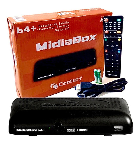 Receptor E Conversor Terrestre Midiabox B4 Hdtv Century