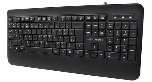 Teclado Usb Multimidia Kb-m100bk Preto C3 Tech