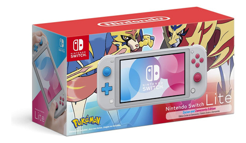 Nintendo Switch Lite Edición Pokémon (zacian Y Zamazenta) (Reacondicionado)