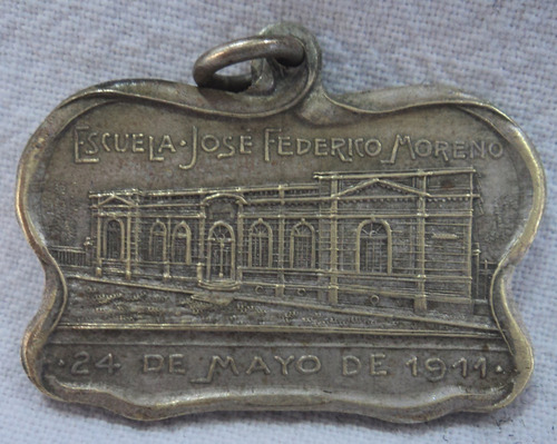 Medalla Escuela Jose Federico Moreno 1911 B10
