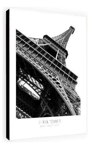 Cuadro Super Moderno De Paris Y Otras Ciudades 33x48cm