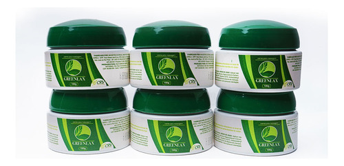 Creme Massageador Premium - Greenlax  Kit C/6un- 100g