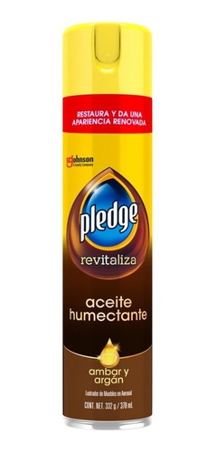 Pledge, Ambar&argán-aceite Aerosol Humecta Piel&madera,378m