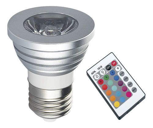 Lampara Led Spot E26 3w Rgb Winled Wla-005