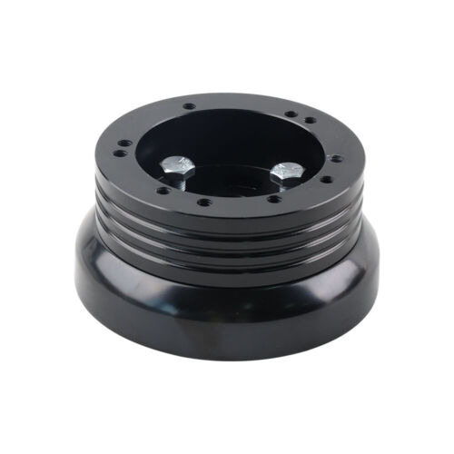 Black Steering Wheel Hub Adapter 5&6 Hole For Chevy Flam Uux